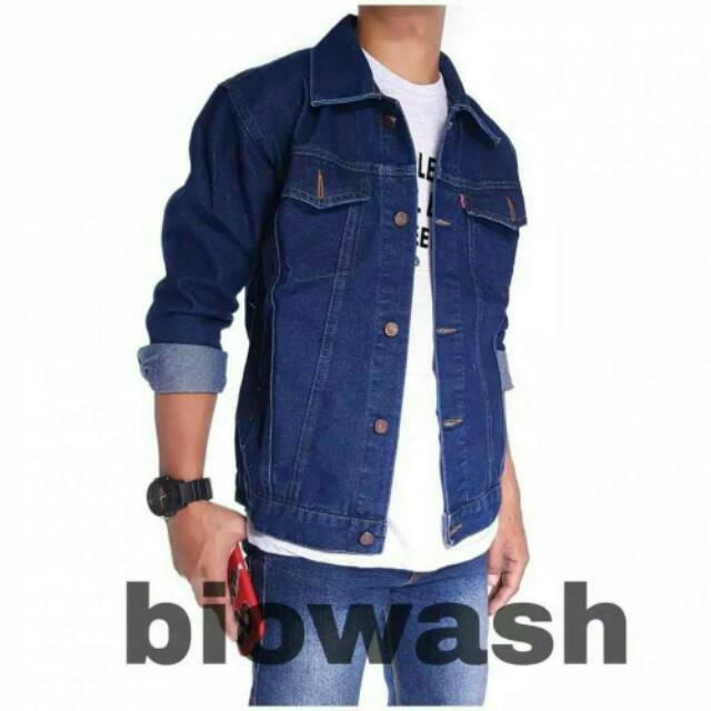 Jaket Jeans Big Size XXXL XXXXL Pria