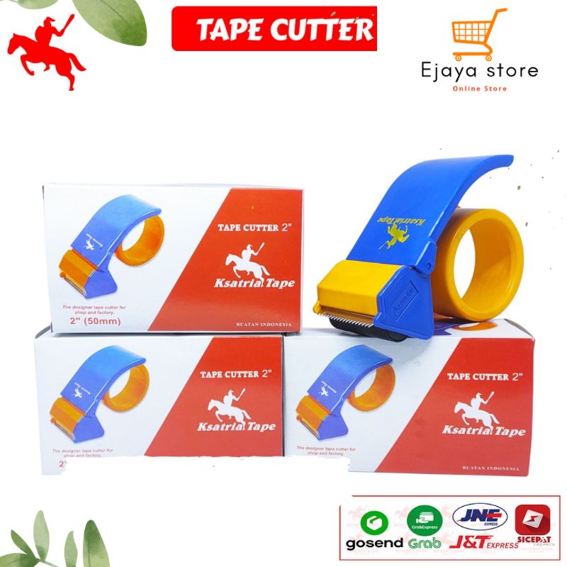 tape dispenser lakban/pemotong lakban/cutter lakban/ksatria tape new