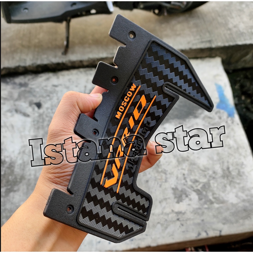 Mudflap Mud Flap Pelindung Dinamo Vario 125 - 150 ESP All New Vario orange