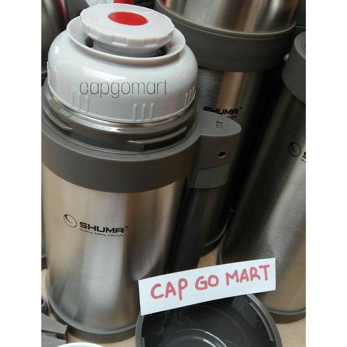 terjangkau SHUMA 1500 Termos Air Panas Jumbo Botol Thermos Stainless Steel - WM 1500 mL dijamin awet