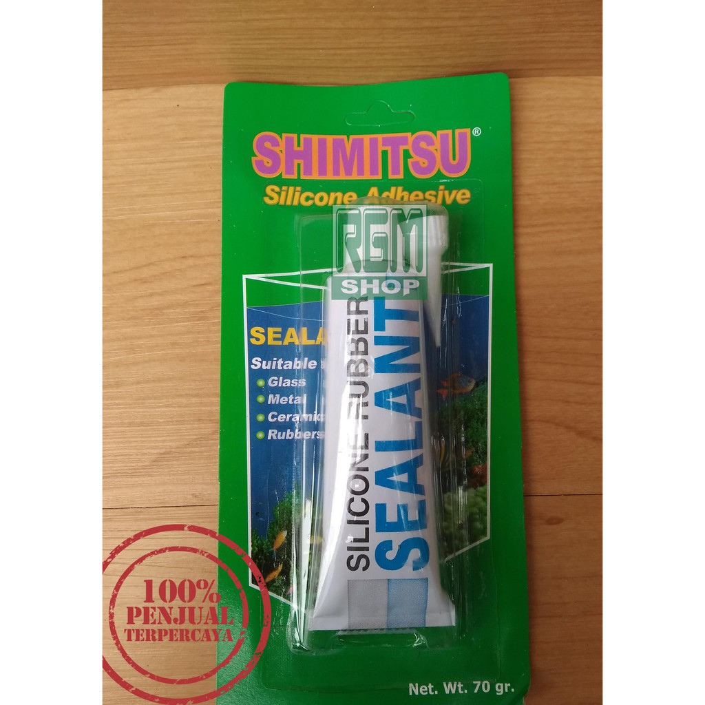 sealant silicon silikon lem kaca aquarium aquascape 70gr murah