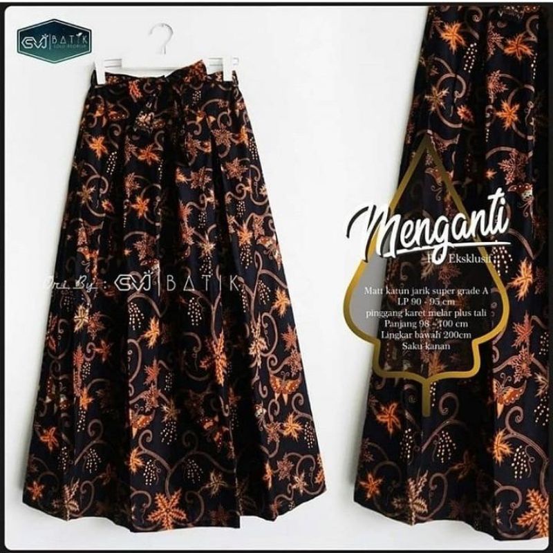 ROK BATIK KERJA MENGANTI / ROK PRIMIS CIBULAN SPECIAL GRADE A