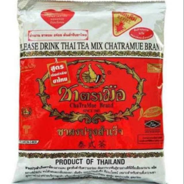 

BPOM Thai Tea Chatramue 400 gram / Number One Chatramue Brand