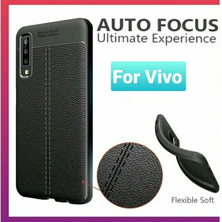 Case Auto Fokus Kulit Jeruk For Vivo V20 V15 V15pro V20 Se V7+  V5 V19 V11i V7 S1 S1pro Y15s Y20 Y30 Y51 2020 Y53 Y33s Y19 Y83 Z1pro