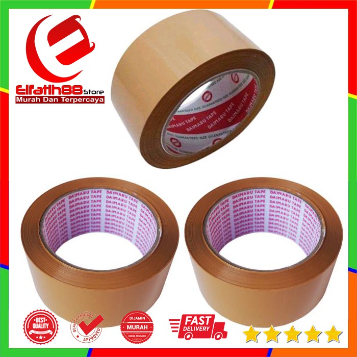 

Lakban Daimaru Cokelat 2 inch - Selotip Perekat Cokelat