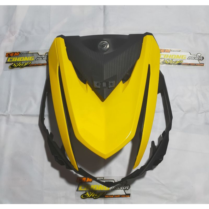 tameng depan dasi depan mio m3 kuning