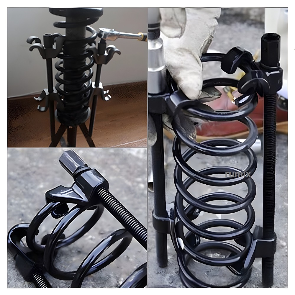 Treker Per Keong Coil Spring Mobil Compressor Pegas Kejut Clamp Tahan Shock Shockbreaker Per Ball Joint Puller