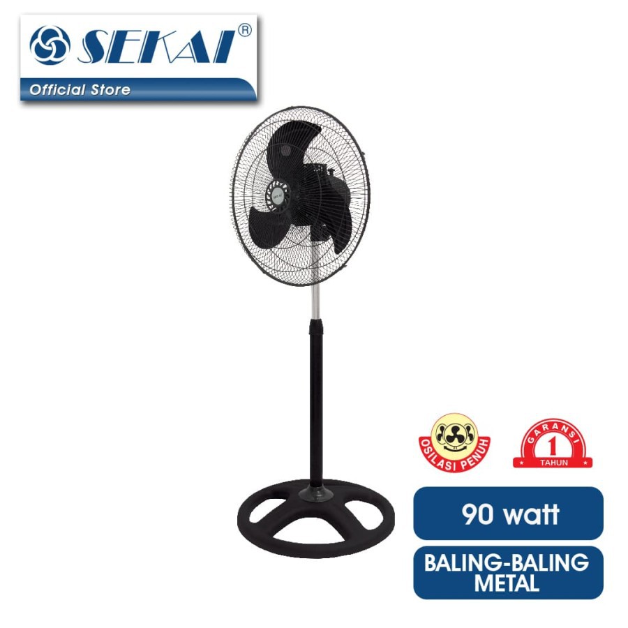 SEKAI STAND FAN SFN-1808 KIPAS ANGIN BERDIRI BISA DUDUK SFN-1808