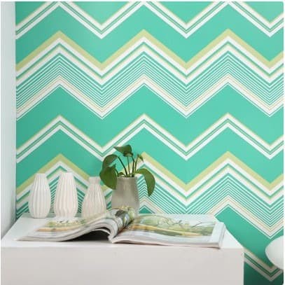 BOBI Wallpaper Dinding GENARIS - Walpaper Dinding Sticker - Hijau