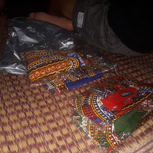 [promo] Kaos Dashiki Pria Wanita Dasar Warna All Size