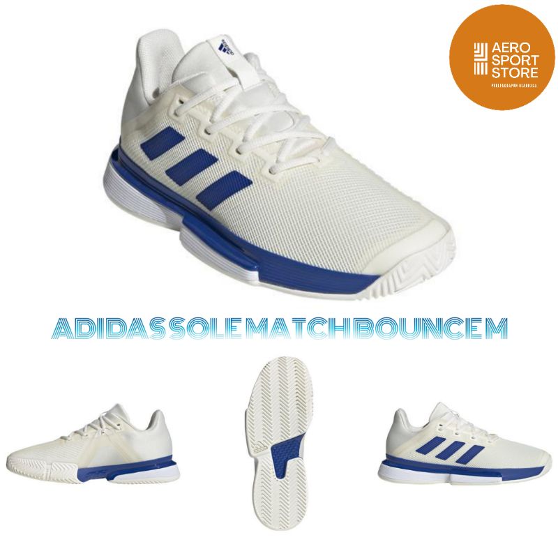 [ SEPATU TENIS LAPANGAN ADIDAS SOLE MATCH BOUNCE MEN ]