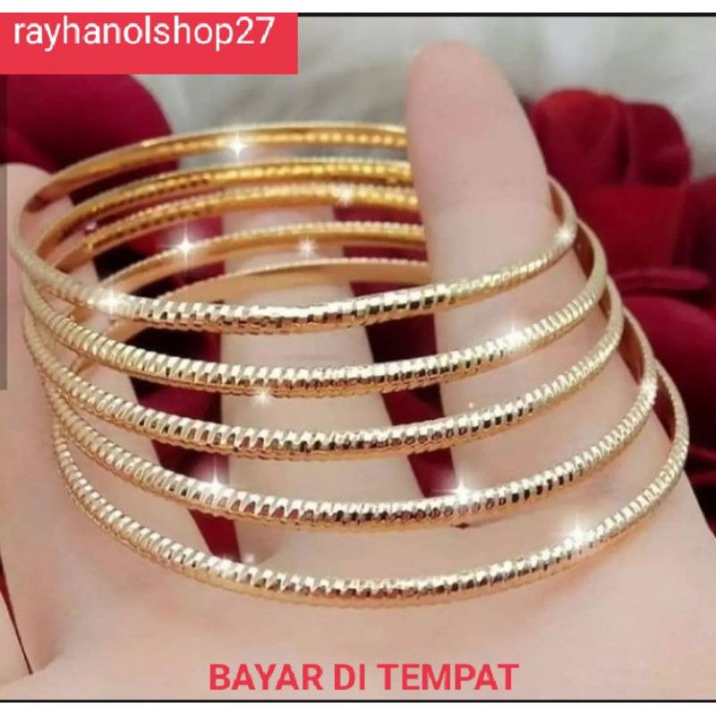 GELANG TANGAN KERONCONG XUPING isi 5 Pcs