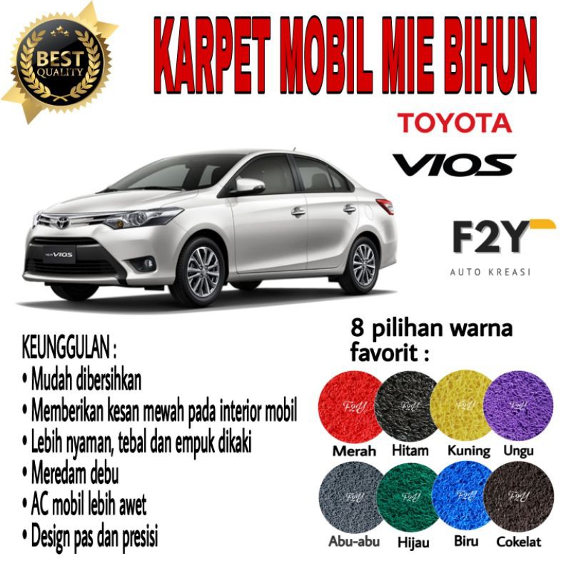 Karpet Mobil Mie Bihun VIOS 2 Baris