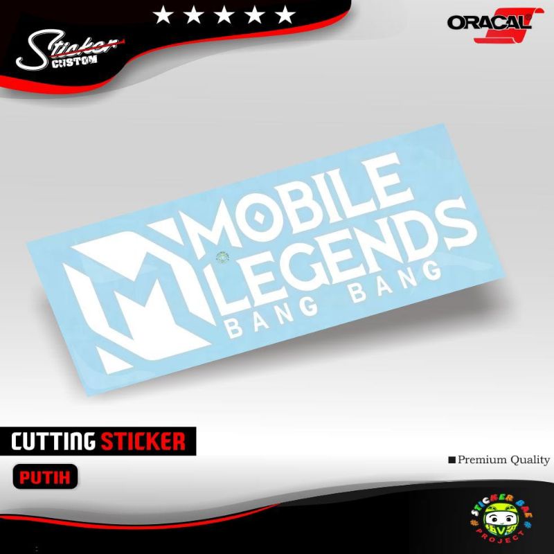 Sticker mobil legend bang bang cutting sticker 1pcs