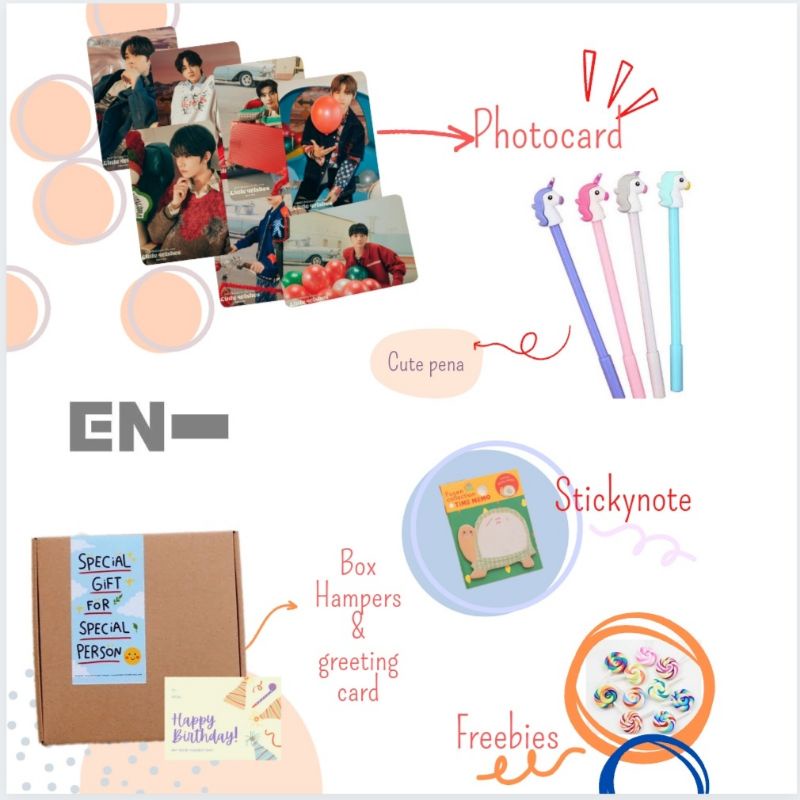 

Enhypen Little gift | Hampers enhypen | gift box