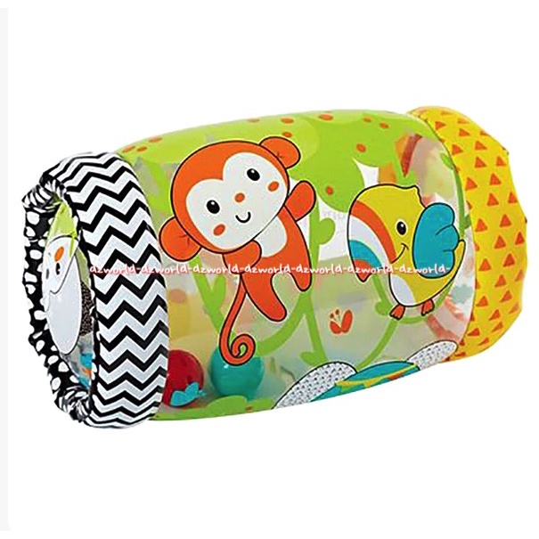 ELC Jungle Roll Around 6-24Month Mainan Balon Tiup Rolling Guling Anak Inflatable Barrel Jungleroll