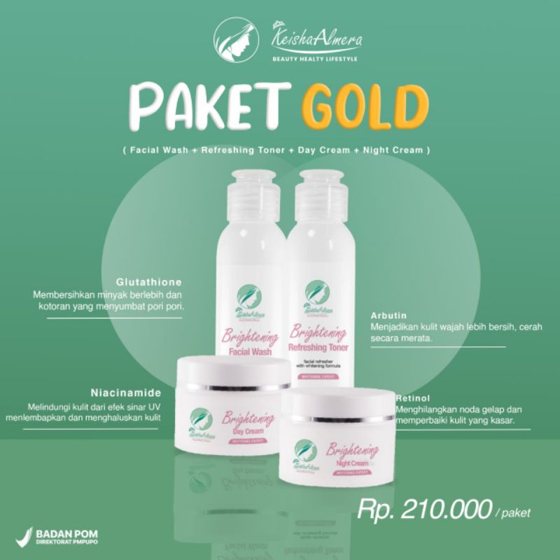 KEISHA ALMERA Whitening Glow Series