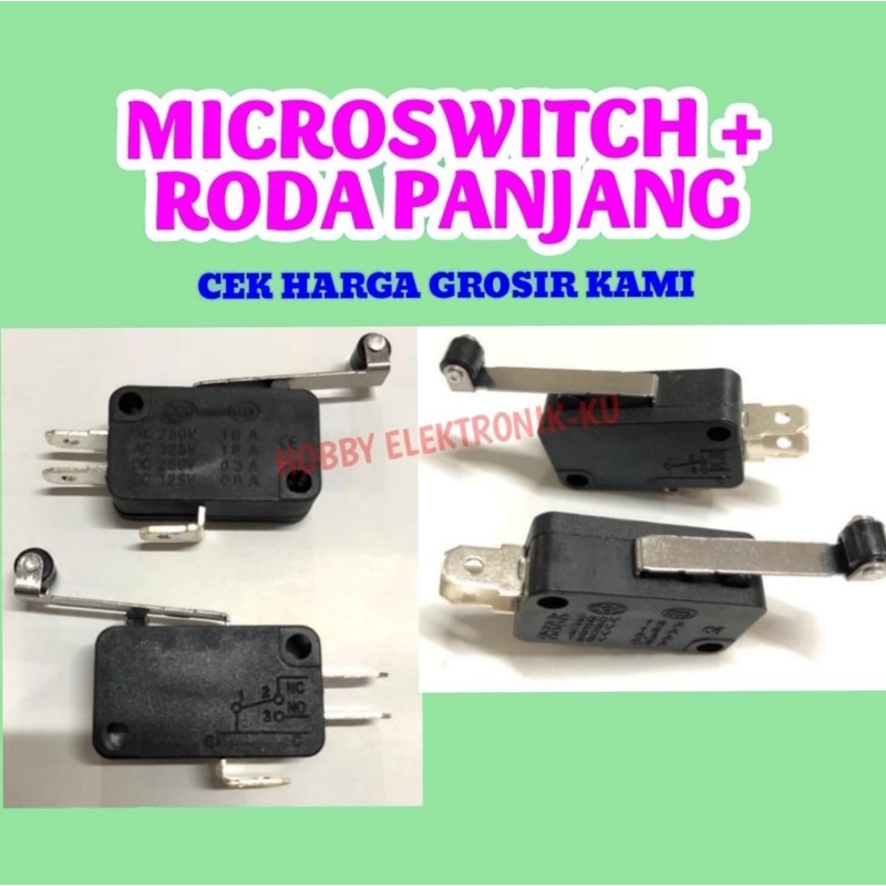 MICROSWITCH + RODA PANJANG