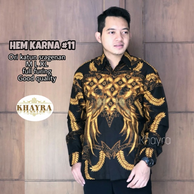 Kemeja Batik Lengan Panjang Nakula