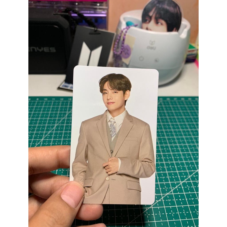 PHOTOCARD PC BTS CARD WALLET SHARING TAEHYUNG V OFFICIAL