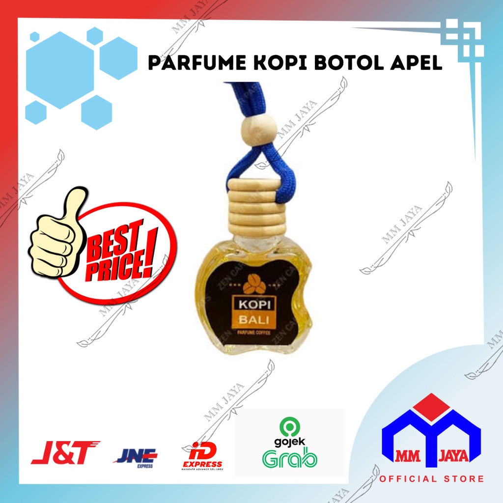 Parfum Kopi Bali BOTOL Apel - Pengharum Mobil Gantung Kopi Bali ORIGINAL