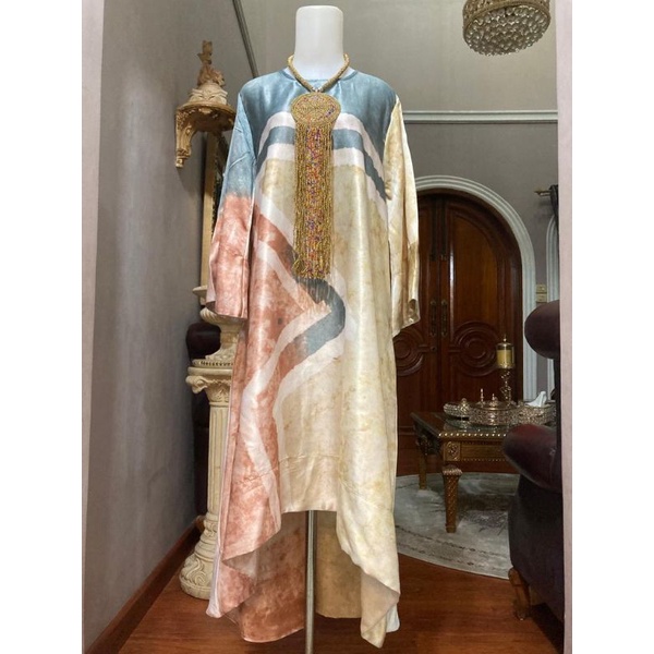 Zaja - Baju Atasan Muslim Perempuan Pakaian Tunik Tie Dye Perempuan Modern Fashion Muslimah Cewek Kekinian Baju Kemeja Muslim Full Warna Perempuan Terbaru