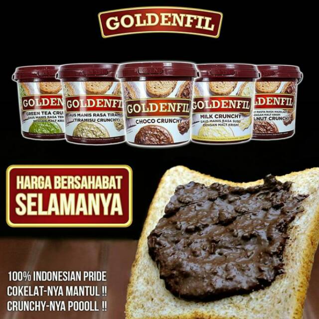 

Goldenfil coklat choco crunchy