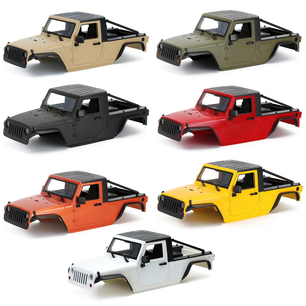 Jeep Wrangler Rubicon Pick Up Hard Body 313mm 1/10 RC Car Crawler SCX10 II