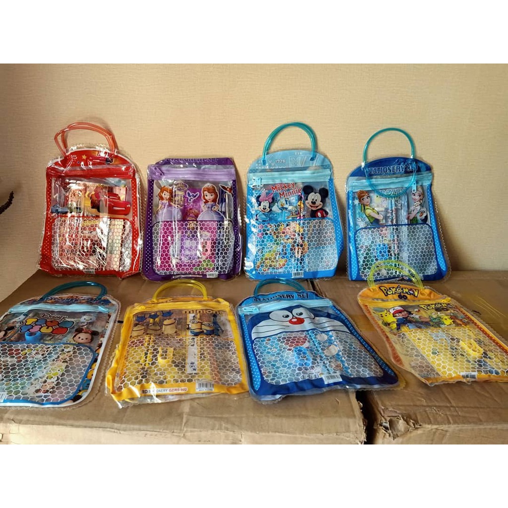 

Souvenir set alat tulis anak 7in1 / souvenir ultah anak