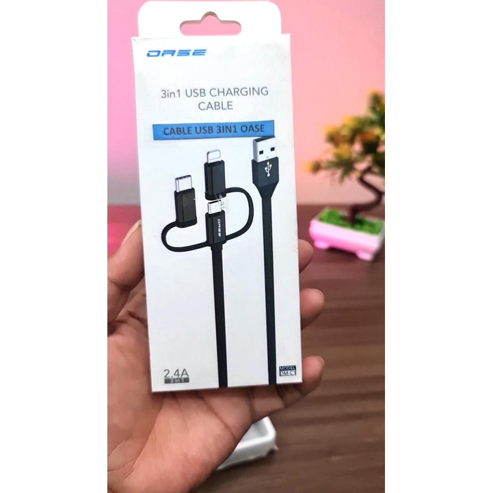 CABLE USB 3IN1 OASE