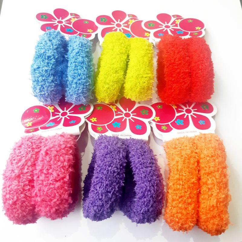 2pcs / Set - Karet Rambut Donut Elastis Jumbo dewasa