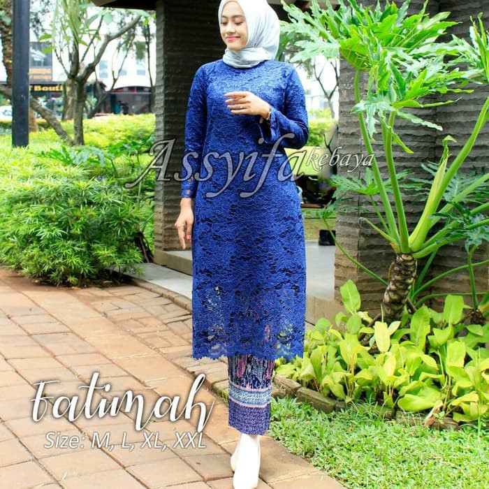 Kebaya Brukat Tunik Fatimah Trend
