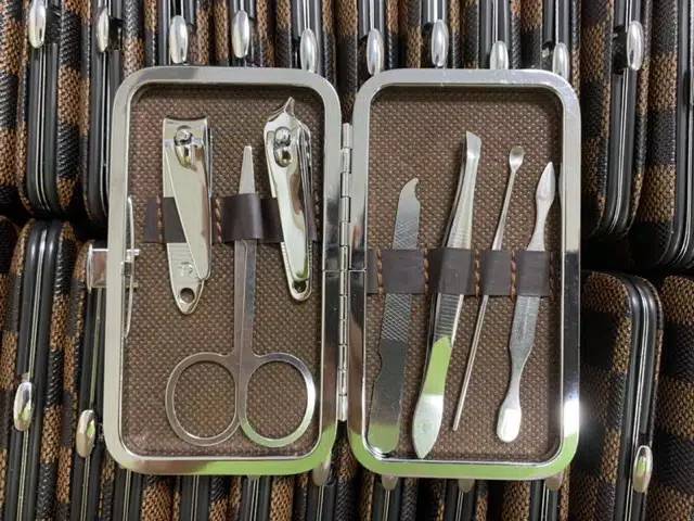 # HJ # Gunting kuku set 7pcs hail art set /mani cure pedicure peralatan potong