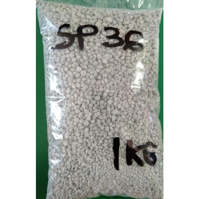 Buruan serbu] Pupuk SP-36 - P2O5 Penyubur Tanah & Daun Sawit Repack 1 Kg - TERLARIS