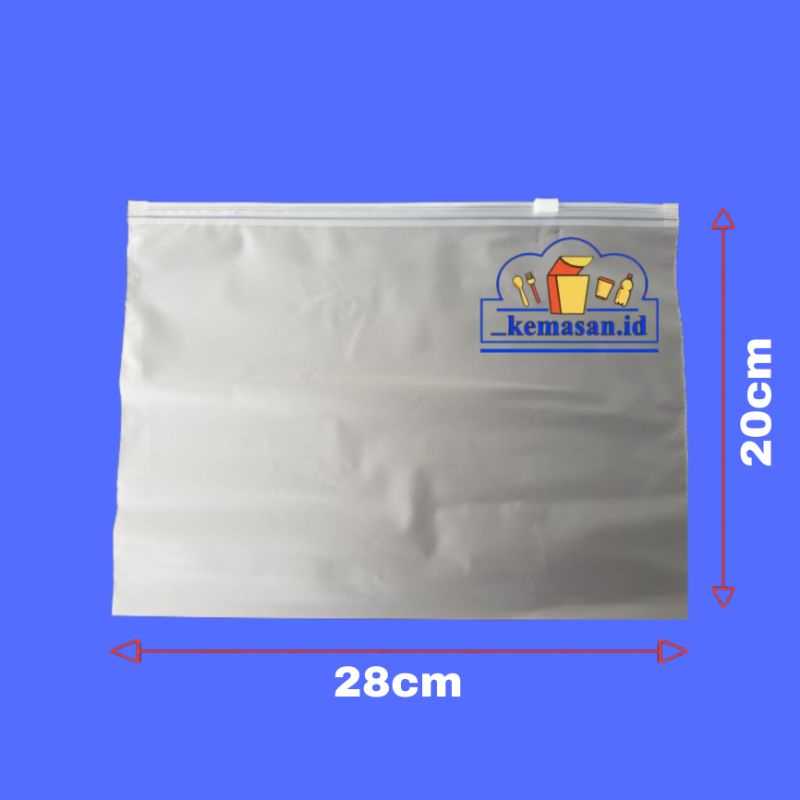 PLASTIK ZIPPER FROSTED - LAND SCAPE 20×28 10PCS