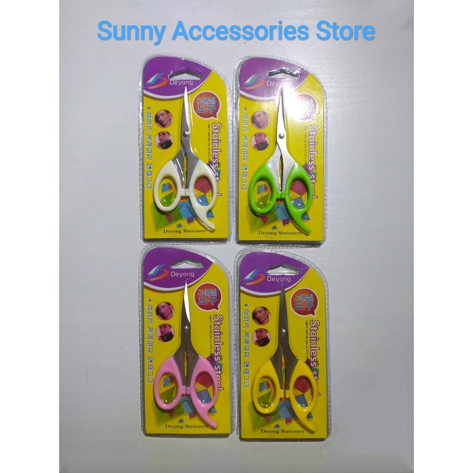 

Gunting Deyong Stainless Steel Random 10 cm (DY-219N) Original Product