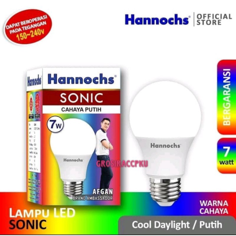 Hannochs Sonic / Lampu Led Hannochs Sonic 3W 5W 7W 9W 12W 15W