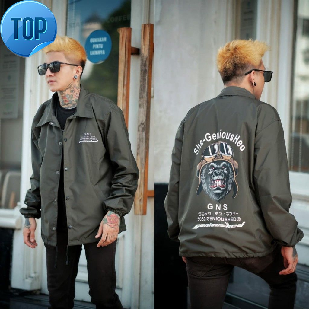 JAKET COACH - JAKET PRIA - JAKET COACH GORILA GNUS - JAKET COACH SALVIO HEXIA