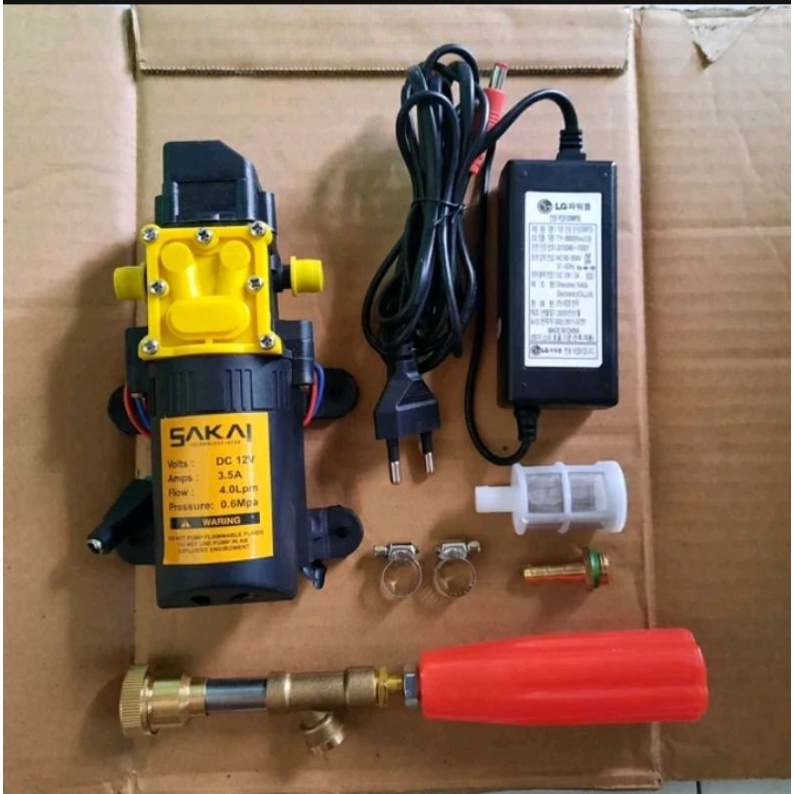 SAKAI Alat Cuci Motor Mobil Ac Mini Screen Sablon Mini Steam Portable