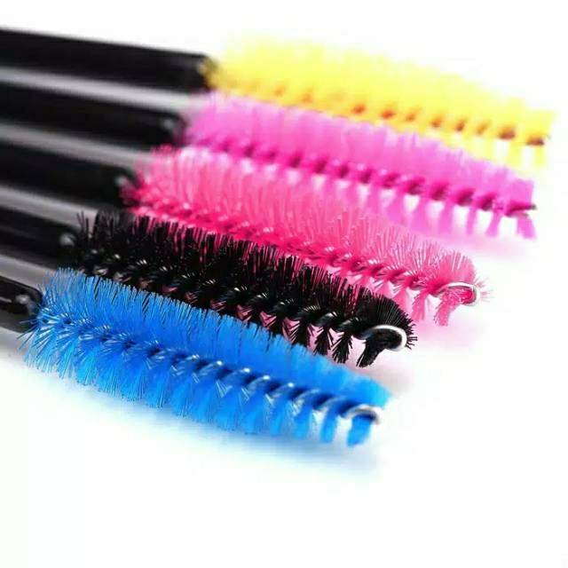 10 pcs MASCARA WAND / SPOOLIE / BRUSH BULU MATA