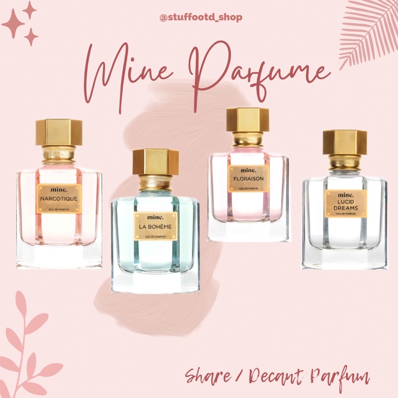 [SHARE / DECANT PARFUM LOKAL] MINE PARFUME FLORASION LUCID DREAM PARFUM AL MALIKA NARCOQUE
