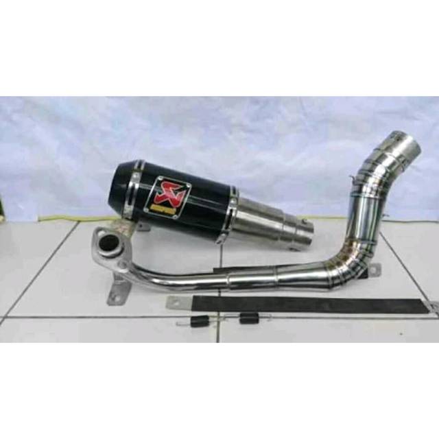 knalpot Racing Akrapovic gp m1 nmax, aerox, pcx, beat, vario, mio
