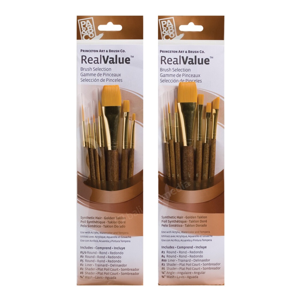 Princeton Brush Set Real Value No.9141 &amp; No.9143