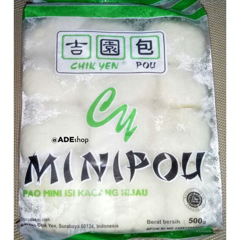 

minipao bakpao Chik Yen isi 21 rasa kacang ijo 500gr