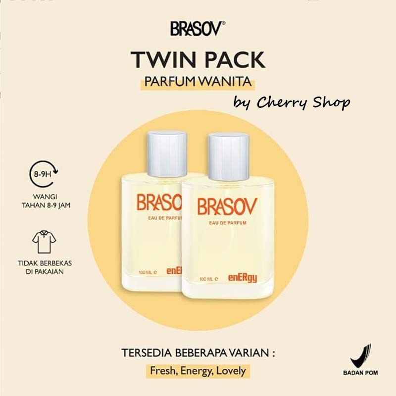 [100ML] [BPOM] [HALAL] BRASOV Eau De Parfum 100ml | 100 ml Original Halal BPOM | minyak wangi tubuh