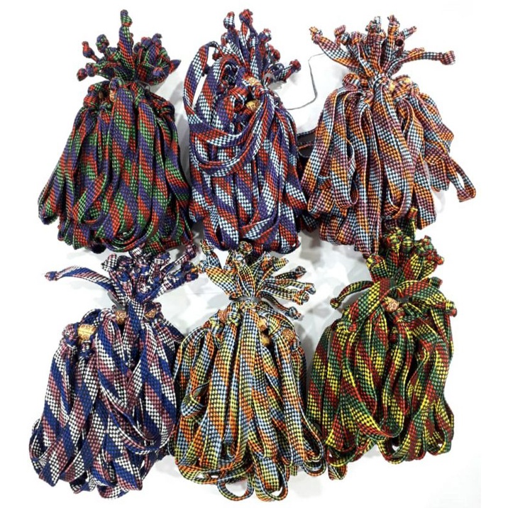 Gelang Lajur 3 Tali LEBAR LILIT 12buah Kulakan Grosir