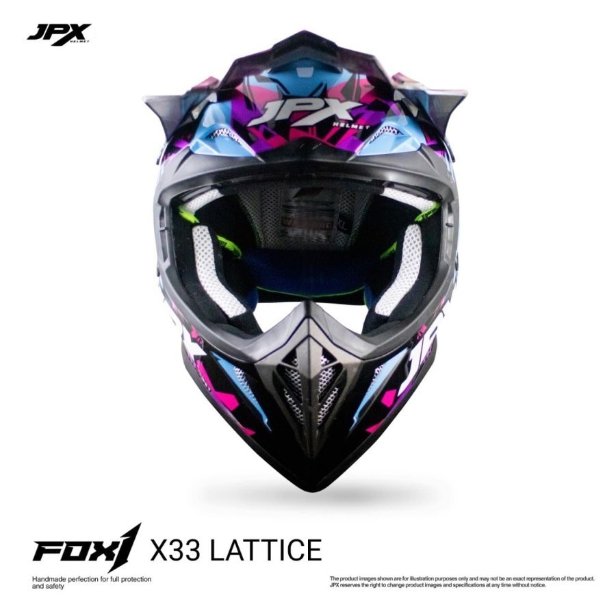 Helm Full Face JPX FOX1 X33 Lattice | Helm Motor JPX