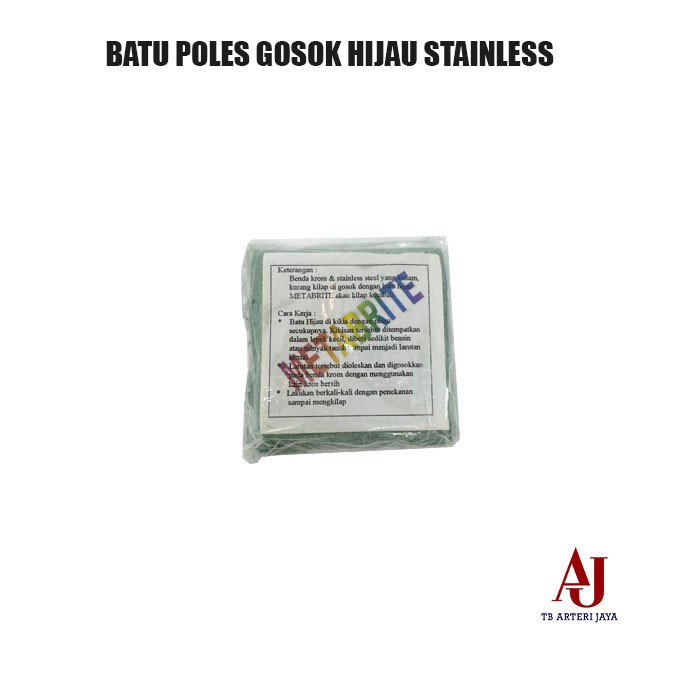 Batu Poles Hijau Atau Batu Poles Ijo Atau Batu Poles Gosok Stainles