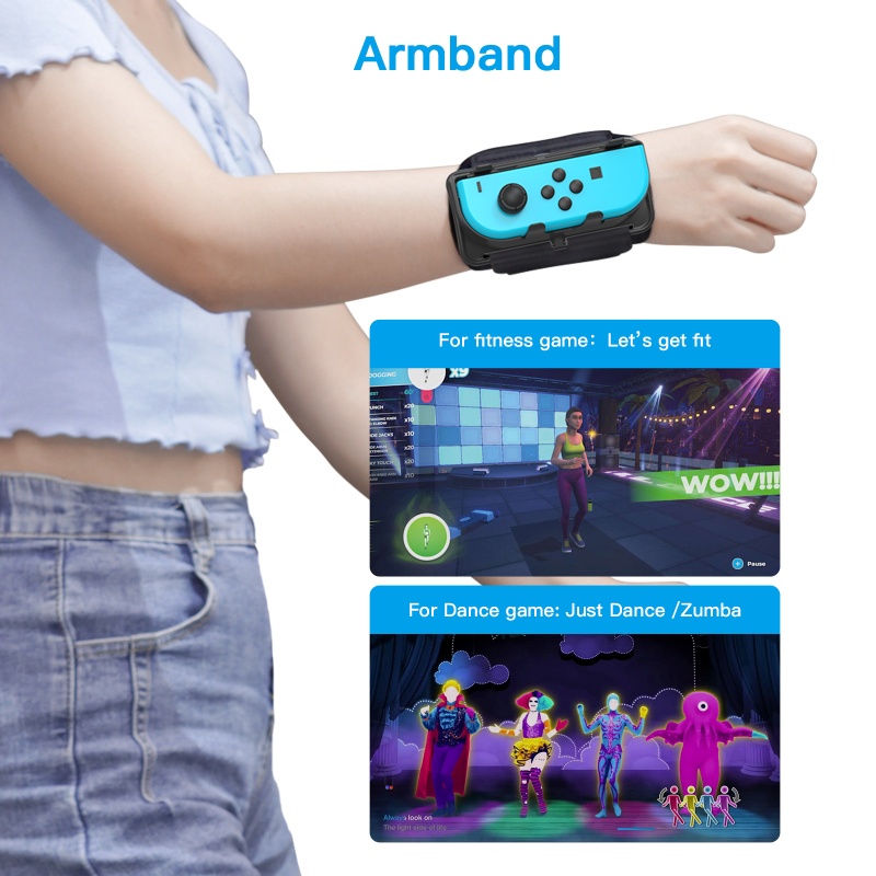 Btsg Wristband Hand Straps Game Wrist Band Armband Tali Kaki Untuk Controller Switch