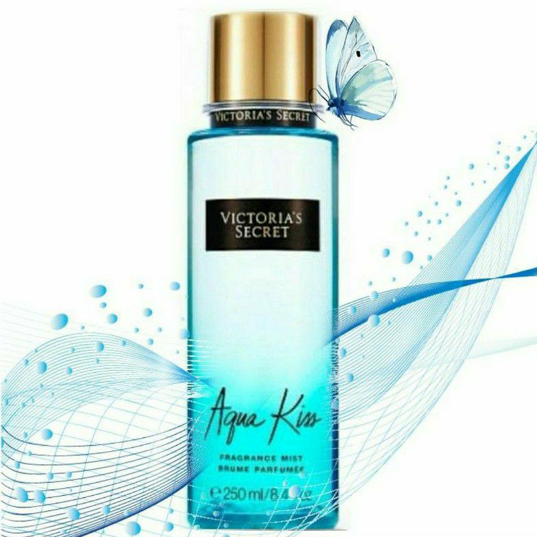 VICTORIA'S SECRET VS AQUA KISS FRESH COOL WATERS BRIGHT DAISY MAKE A SPLASH FANTASIES FRAGRANCE FINE FRAGRANCE BODY MIST 250 ML PEWANGI BADAN